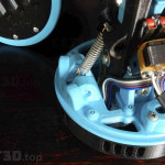 Detalle electrónica y base - Open Sim Shifter H